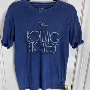 Vintage "The Rolling Stones" T-shirt Womens Small Blue